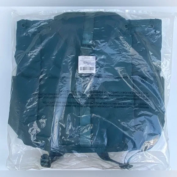 Summer & Rose, Puffer Backpack, Puffer Bag, Emerald Green - Picture 8 of 8